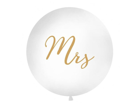 Balon helij   Mr/Mrs 1m